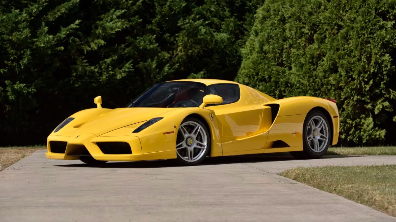 World Record Shattered: Rare Giallo Modena Ferrari Enzo Sells for
