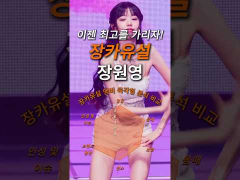 장카유설 최강자 대결 육각형 분석 장원영 편