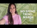March No Spend Challenge