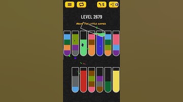 Water sort puzzle level 2679