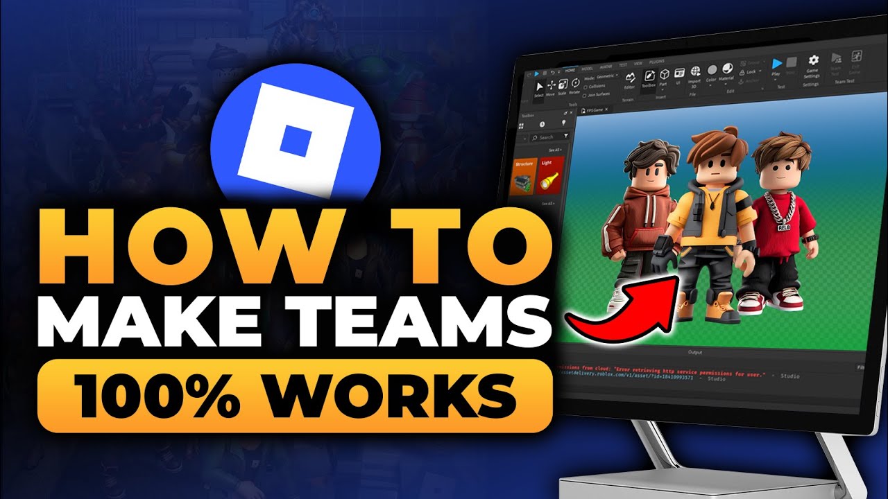 How To Make Teams in Roblox Studio (𝟮𝟬𝟮𝟲) | 100% WORKS | NO Yapping, To ...