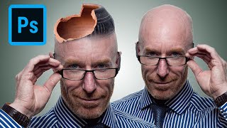 Broken Pot Head Effect | Hollow Head Effect | Photoshop Tutorial