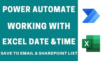 Power Automate - Convert Excel Date Time and Save into SharePoint List Column & Email