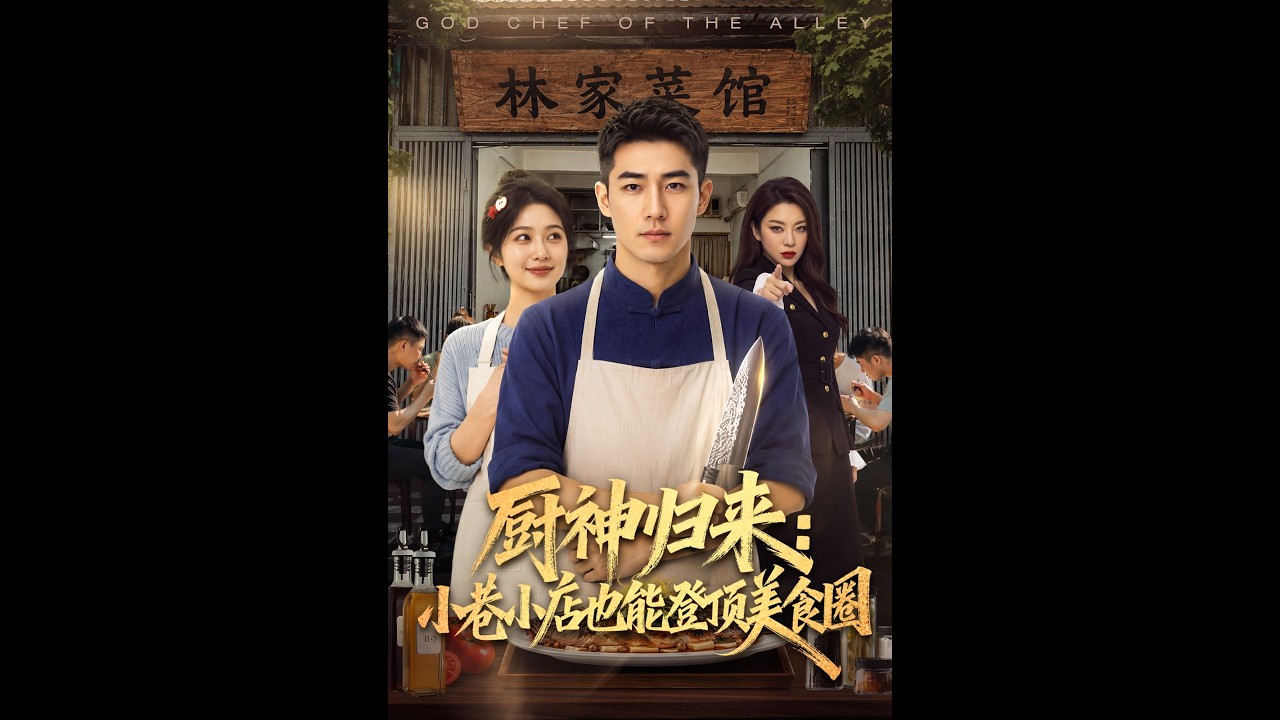 【一口气看完】《厨神归来：小巷小店也能登顶美食圈》#短剧 #AI短剧 #逆袭 #drama #爽剧 #鲨鱼先生