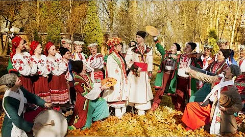 Ancient matrimonial traditions in small Ukrainian town