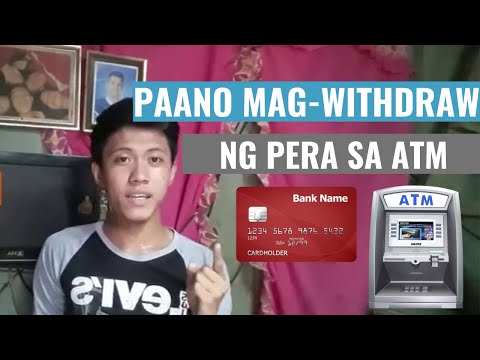 Video: Paano Mag-withdraw Ng Elektronikong Pera