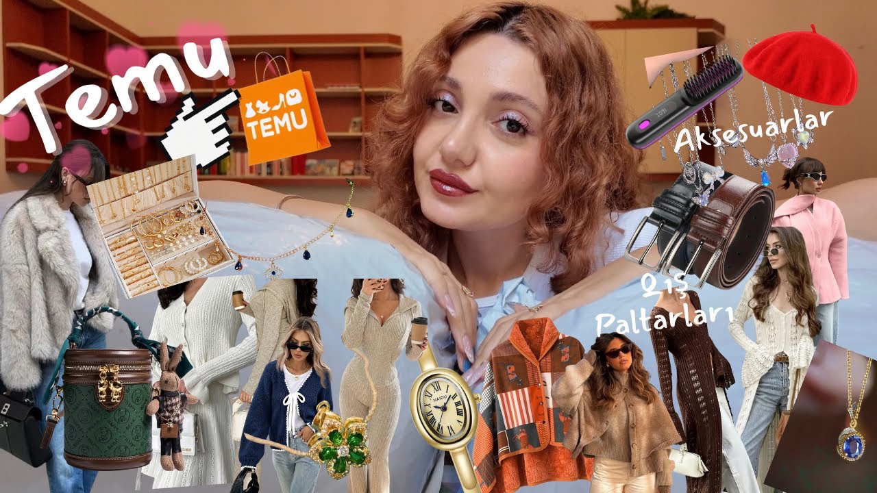 TEMUDA BUNU GÖRMÜSÜNÜZ?😳 500 MANATLIQ KARQO🛍️QIŞ PALTARLARI👗 AKSEUSARLAR💍 FEN 💇🏻‍♀️TEMU💰AYSEL SHAH