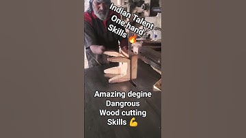 Dangrous skills wood design stool 🔥#song #music #cover #shortvideo #youtube #trending #wood #machine