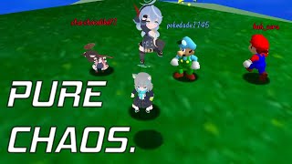 Super Mario 64 was NOT meant for 6 people [1]