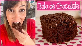 BOLO DE CHOCOLATE fácil I Receitas e Temperos
