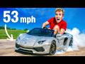 I RACED the World's FASTEST Mini Twin LAMBO!!