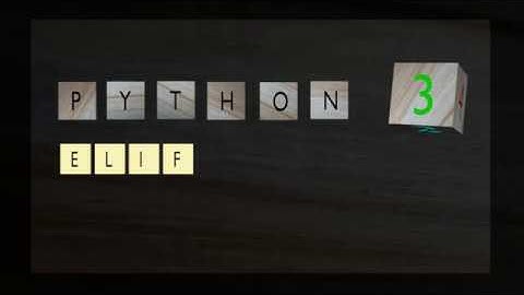 python 3 elif