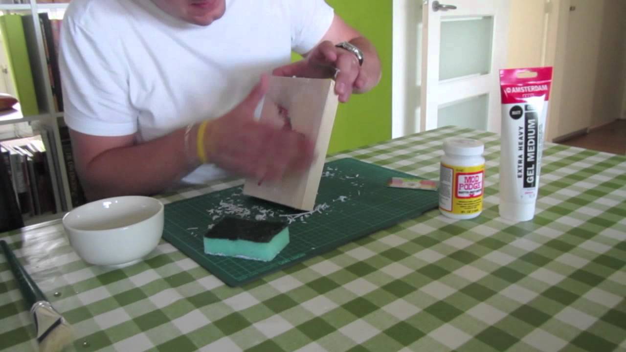 Onwijs Zelf een foto op hout maken - YouTube WL-52