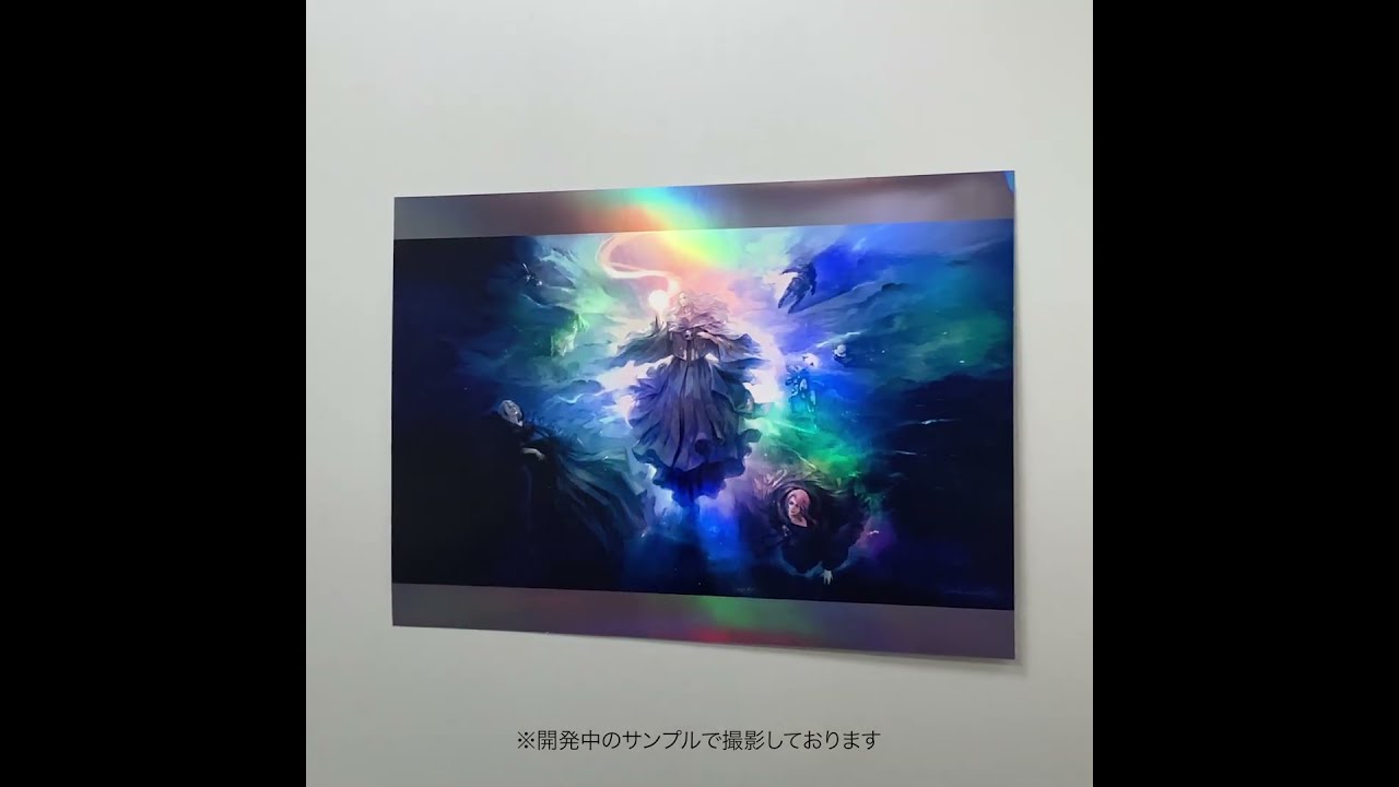ファイナルファンタジーXIV　アクリルプレート　ff14 FF14　＜Flow＞ ファイナルファンタジーXIV アクリルブロック ＜SHADOWBRINGERS