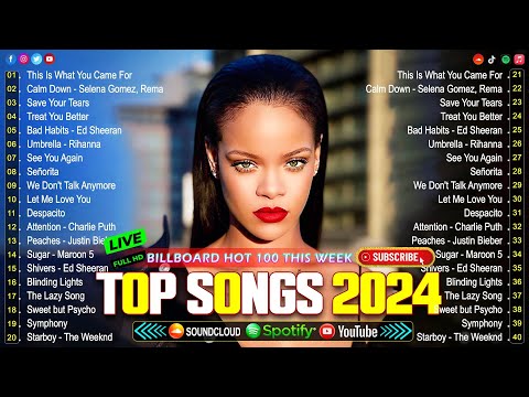 Rihanna, Taylor Swift, Selena Gomez, The Weeknd, Adele, Ed Sheeran, Justin Bieber🌼🌼Top Hits 2024 #2