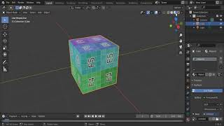 How to texture a cube in Blender 2.9x