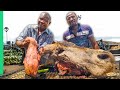 ILLEGAL Street Food in Africa’s Busiest Market!! (We ate it anyways)