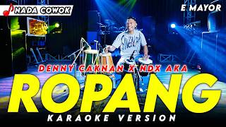 ROPANG KARAOKE NADA COWOK / PRIA VERSI DANGDUT KOPLO TERBARU KEY ( E MAYOR ) FARIS KENDANG