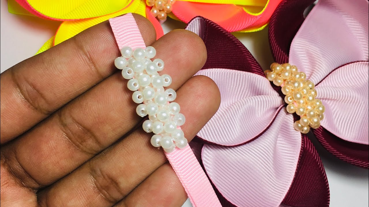 Miolo de perlas| Centro de perlas para moños| pearl miolo| perła miolo 🎀