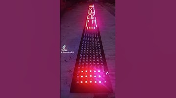 Strobo runing text panjang 2 meter LED 7 baris. harga 900.000 rb wa 085806241808