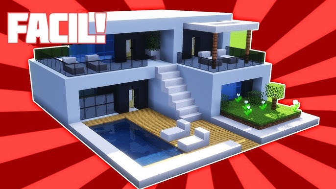 Minecraft: Como hacer la CASA MODERNA perfecta 1.19 FACIL #12✓