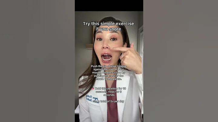 Tongue Exercises to help with Snoring #myofunctionaltherapy #snoring #sleepapnea