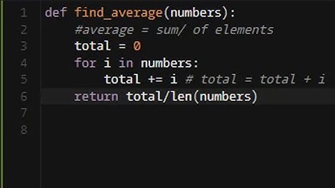 Python - Calculate Average | Codewars 8KYU