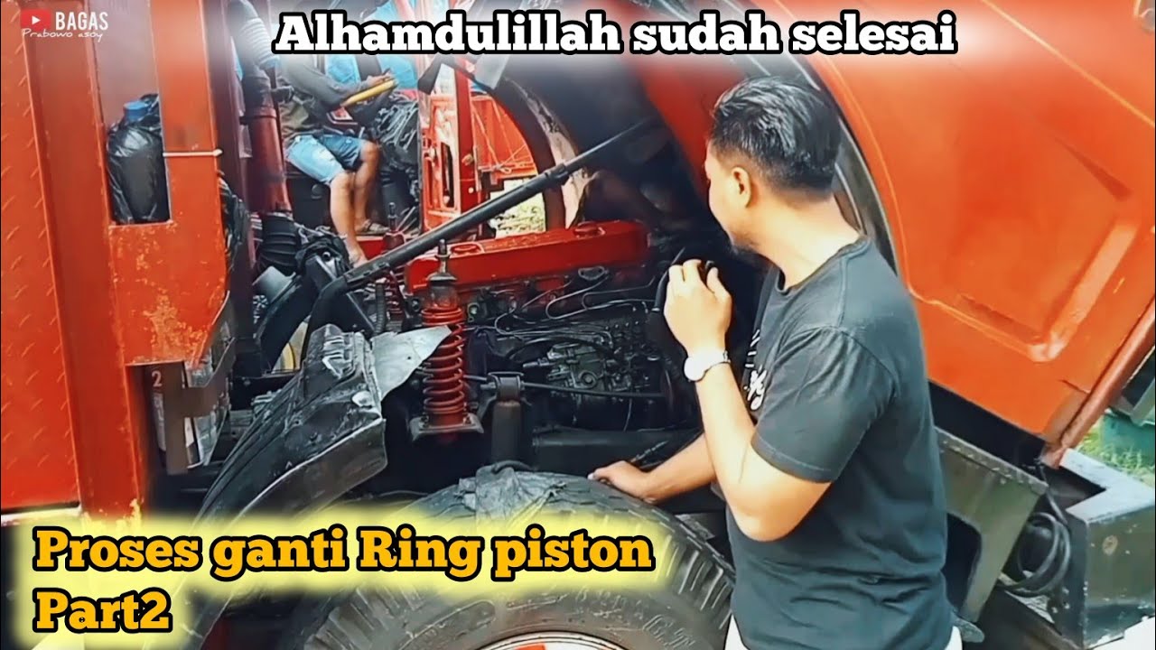 MESIN SUDAH HIDUP || PROSES GANTI RING PISTON PART 2 .
