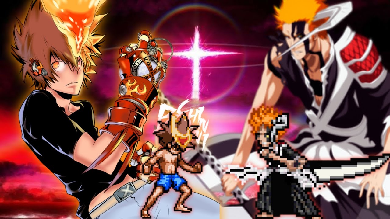 Tsuna Dying Will OP(New) VS Ichigo TYBW Tag Team OP in Jump Force Mugen
