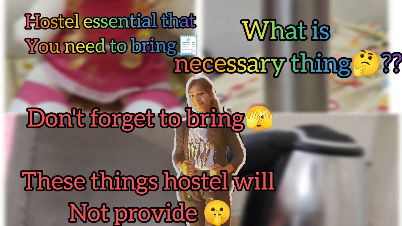 Hostel Essentials You Must Carry 🎒 | BHU & College Students Guide