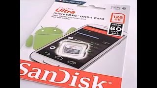 SanDisk microSDXC ULTRA 128GB 80MB/s SDSQUNS-128G Class10 サンディスク