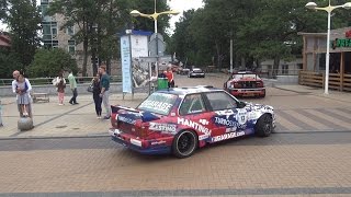 Drift Paricipants Parade In Palanga