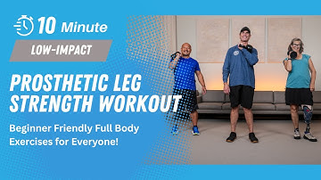 10 minuten krachttraining voor geamputeerde onderste ledematen | Verbeter evenwicht en kracht met...