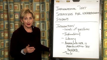 Informational text strategies for under-resourced students: Introduction video