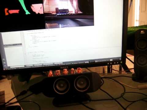 Kinect Auto Tilting using Accelerometer