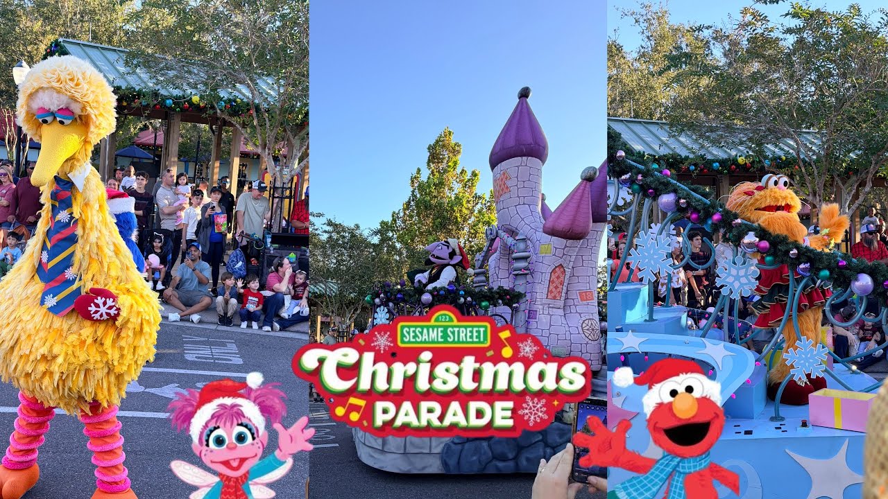 Sesame Street Christmas Parade 2025 /Sea World Orlando
