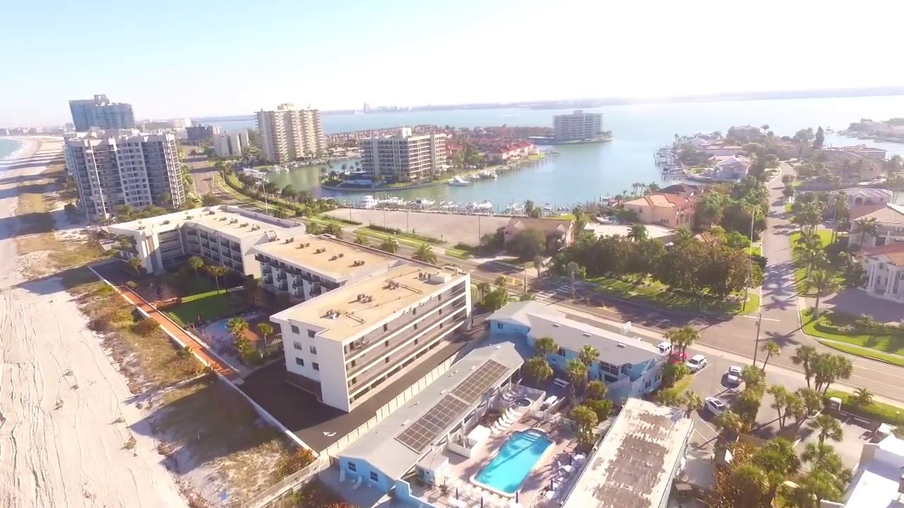 Belleair Beach Gulf flyover YouTube