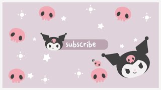 Details ❦ Aesthetic Cute Kuromi Subscribe Button with Green Screen #27 - Vitamejiku Guide