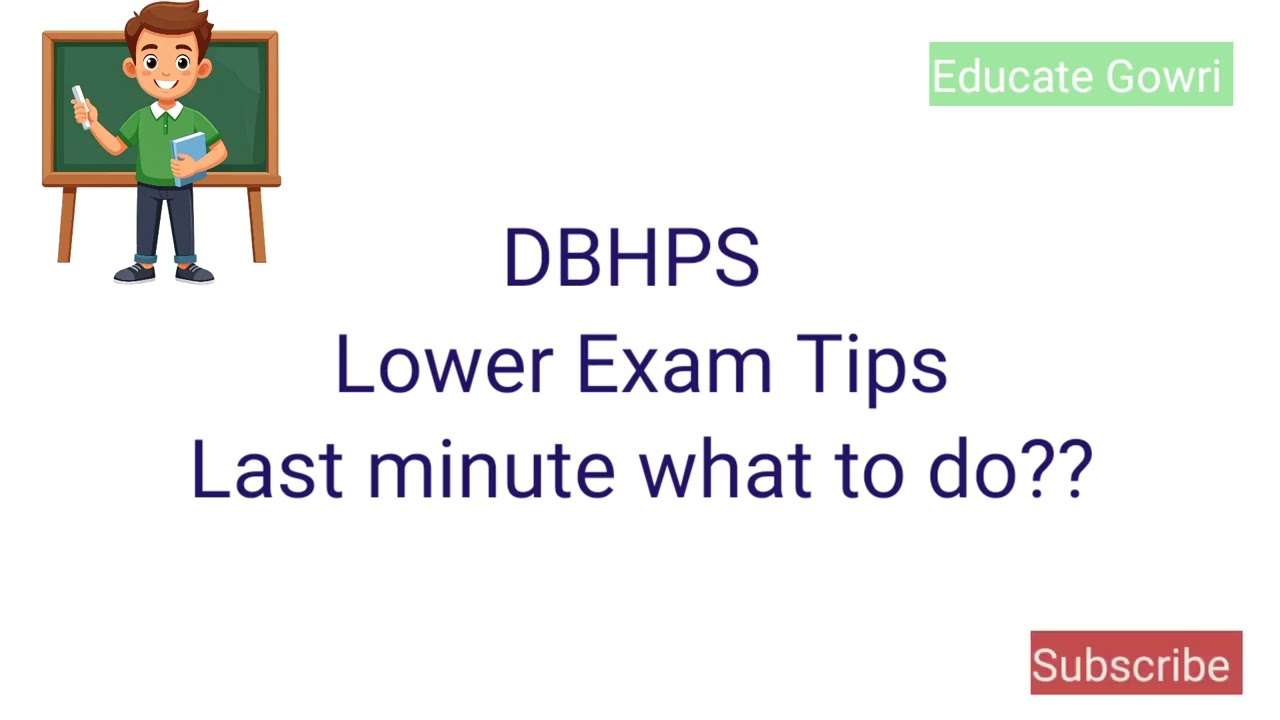 Dbhps lower exam tips in Tamil| Hindi exam tips for lower exam Prathmic Madhyama Rashtrabasha #dbhps