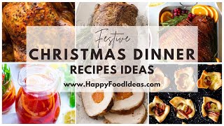 18+ Festive Christmas Dinner Recipes #recipes #food #christmas #happyfood