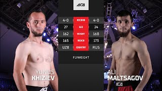 Юнус Хизиев vs. Али Мальсагов | Yunus Khiziev vs. Ali Malsagov | ACA YE 38