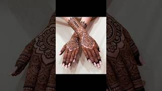 Beautiful Bridal Mehndi Designs ?✨ mehndi hennadesign viral design youtubeshorts shorts