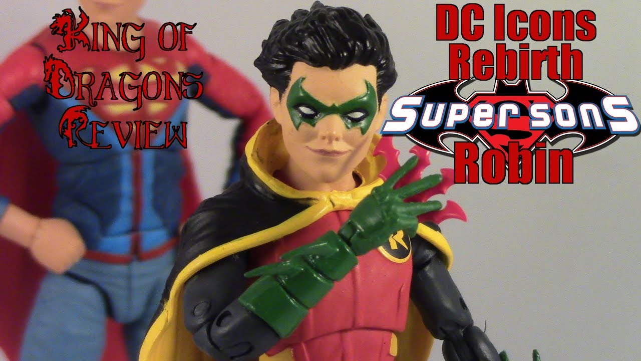 dc icons robin and superboy action figure 2 pack