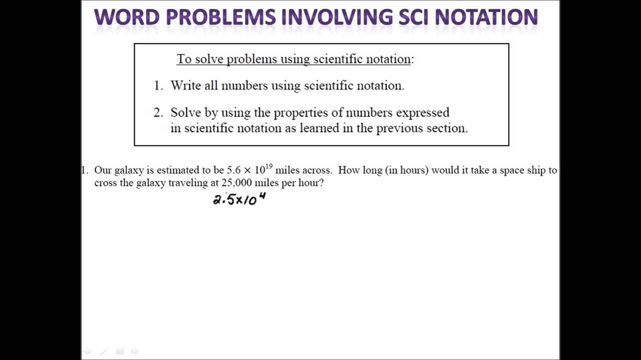 Adding Subtracting Multiplying And Dividing Scientific Notation ...