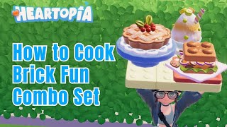 مجموعة سرية مذهلة - كيفية طهي مجموعة Brick Fun Combo في لعبة Heartopia (شرح مفصل) screenshot 2