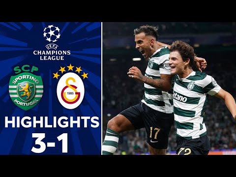 Sporting CP vs Galatasaray 3-1 Highlights | UEFA Champions League 2026/27