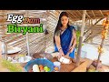 Egg dum biryani  village cooking  traditional cooking  eggdumbiryani