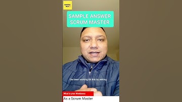 [𝐒𝐀𝐌𝐏𝐋𝐄 𝐀𝐍𝐒𝐖𝐄𝐑 ] scrum master interview questions and answer  I scrum master interview questions