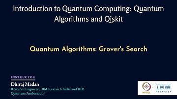 mod03lec17 - Quantum Algorithms : Grover