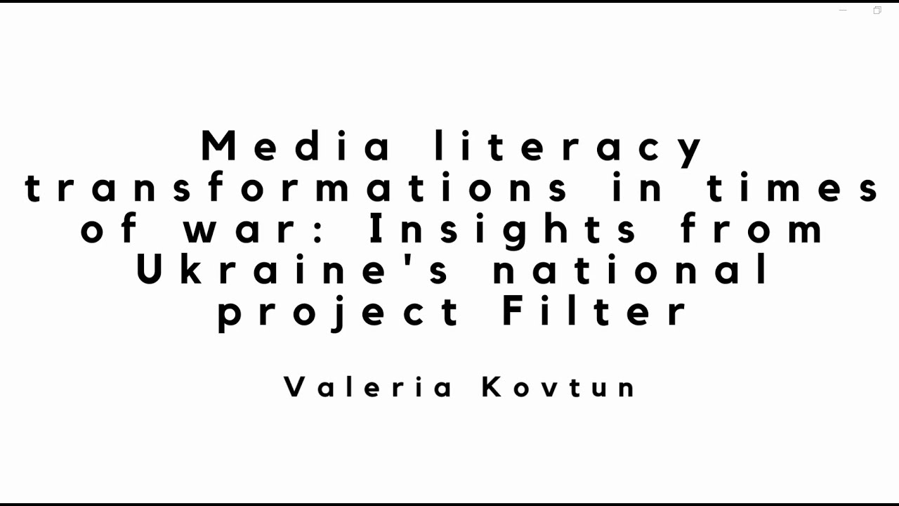 Media literacy transformations in times of war insights from Ukraine’s